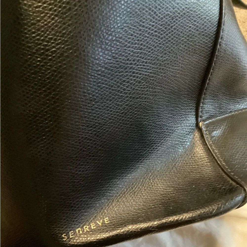 Black Leather Men's Backpack - Sleek Everyday Bag